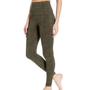 Spanx Look at me now seamless leggings in Olive crosshatch